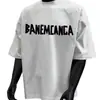 Camiseta de Manga Corta Suelta de Peso Pesado de Fábrica de Marca de Moda para Hombre Suministro en Vivo Cadena de Suministro Top Corto de Manga Corta de Primavera Verano con Letras