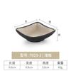 Prato de melamina com dois ou três compartimentos prato comercial para molho de hot pot prato de plástico para temperos prato conjugado com compartimentos divididos prato japonês para petiscos de picles