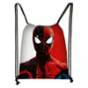 Nueva Bolsa de Almacenamiento Cruzada de Poliéster con Cordón de Marvel Spider-Man Mochila con Cordón de Gran Capacidad Fabricante Venta al por Mayor
