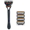 Maquinilla de afeitar para hombre con 6 capas de cuchillas, Afeitadora manual, Cuchilla de acero inoxidable multicapa duradera, Venta al por mayor