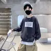 Tamanhos Médio e Grande para Meninos 2026 Novo Tendência Legal Moletom com Capuz Estampado de Manga Longa Gola Redonda Outono Casual Bonito Moda Top