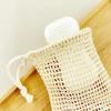 Bolsa para Jabón Red de Espuma Bolsa de Almacenamiento de Jabón Natural Ecológica para el Hogar Colgante para Lavado Facial y Baño Red de Espuma con Cordón