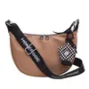 Bolsa Verano 2023 Nueva de Moda Bolso Cruzado de Nylon de Moda para Mujer Verano Versátil Diseño de Nicho Bolsa Dumpling