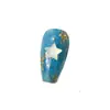 Celebridad de Internet Arte de Uñas Joyería Luminosa Estrellas Luna Estrella de Cinco Puntas Hielo Fluorescente Transparente Diamante para Uñas Decoración de Cielo Estrellado Accesorios DIY