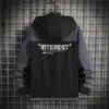 Chaqueta para Hombre Tallas Grandes para Primavera y Otoño, Abrigo Casual Trendy Oversize para Hombres Grandes, Ropa de Abrigo Ultradelgada