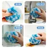 Esfera de Plástico Colgante para Limpieza de Baño, Cepillo para Fregadero, Cepillo para Limpiar Encimeras, Herramienta de Limpieza para Lavabo de Baño