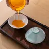 Xícara de chá cristalina de alta temperatura da moda, xícara de mestre, xícara de degustação de chá estilo japonês, xícara individual única, conjunto de chá Kung Fu, pequeno recipiente para chá