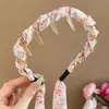 Nova Faixa de Cabelo com Fita Estilo 2025 para Mulheres, Tiara Dentada de Alta Qualidade, Elástico para Rabo de Cavalo com Coroa Alta, Acessório de Cabelo para Meninas Doces