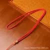 Cordón para Collar Colgante de Jade y Cera de Abeja Cuerda Trenzada Hecha a Mano al por Mayor Arena Dorada Accesorios con Mantra de Seis Palabras