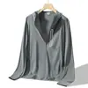 Ropa protectora solar manga larga fina transpirable deportes al aire libre anti-ultravioleta UPF50 ropa protectora solar abrigo una generación de pelo