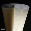 Papel Manteiga Material para Abajur Padrão Mármore Amarelo Estilo Chinês Teto Escultura em Madeira Filme Translucente LED Antirreflexo