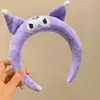 Linda Nueva Diadema de Dibujos Animados para Mujer, Diadema de Felpa para Lavarse la Cara y Aplicarse Mascarilla Facial, Accesorio para el Cabello Antideslizante