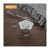 Molde Pequeño para Pastel con Forma de Flor de Aleación de Aluminio Anodizado Molde Anodizado para Pudín y Gelatina Molde para Gelatina de Caramelo Molde para Hornear