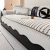 Cojín de sofá de chenilla con forma especial, apto para todas las estaciones, con un tacto de lujo ligero y de alta gama, funda de sofá fija, antideslizante y resistente a los arañazos de gatos