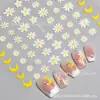 Pegatina para Uñas Red Aurora Butterfly 3D Pegamento Puro Frío Ala Fina Mariposa Uña Calcomanía Joyería DH