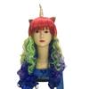 Peluca de Unicornio de Color Set de Cabello Pequeño BMW Li Set de Cabello de Fibra Química Cosplay de Dibujos Animados Animación