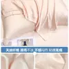 Fundas de Almohada de Tencel, un Par de Fundas de Almohada de Seda para el Hogar, Color Sólido de Gama Alta para Estudiantes Individuales en Dormitorios