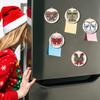 Mzct227 Imán Navideño Temático de Amazon Colgante de Madera Estéreo Colgante Imán Magnético Navideño para Refrigerador