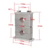 Abrazadera de tubo de aleación de aluminio de alta resistencia GB, abrazadera doble superior e inferior, abrazadera de fijación, soporte de agua, abrazadera doble de aleación de aluminio