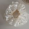 Goma para el pelo de encaje de malla estilo vintage para mujer, elegante coleta tipo hada, Cuerda para el pelo, Accesorio para el pelo