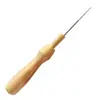 Kit DIY Feltro de Lã com Agulha e Cabo de Madeira, 8 Agulhas, 3 Agulhas, 7 Agulhas Caneta Agulha para Feltro, Ferramentas para Artesanato de Feltro de Gato e Cachorro