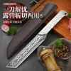 Cuchillo de doble propósito forjado a mano para exteriores, hogar, cocina, filetear carne, cortar hueso, cuchillo de chef