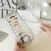 Caja de Joyería de Acrílico Transparente Caja para Joyería Pulseras con Cuentas a Prueba de Polvo Almacenamiento Independiente Caja Pequeña Caja para Guardar Pulseras