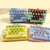 Nuevo Llavero de Juguete con Botón de Descompresión Happy Always Open de 26 Teclas Colgante para Bolso Infantil Artefacto de Descompresión