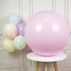 Globo macaron de 36 pulgadas estilo ins red net es redondo para expresar helio despegue látex decoración de boda