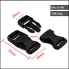 Cinturón con Hebilla de Plástico Hebilla de Liberación Rápida para Mochila y Equipaje Accesorios Correa Ajustable Clips de Plástico Accesorios para Bolso de Hombro Venta al por Mayor