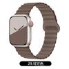 Pulseira de silicone para Apple Watch iWatch 1-9 Geração/SE Pulseira de relógio Ultra com alça magnética de duas cores