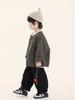Chaqueta de Changguo Clothing para Niños Otoño Nuevo Estilo Coreano Top de Algodón para Niños Chaqueta de Botones Sencillos para Niños Pequeños Primavera y Otoño