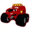 Nova Série de Corridas Off-Road Desenho Animado Tamancos Sapato Flor Sapato Fivela Decorativa Fivela DIY Acessórios para Sapato Transfronteiriço