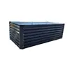 Caja Cuadrada para Plantar Verduras en Balcón Exterior, Cama de Jardín para Plantar Verduras, Jardín de Chapa Galvanizada Metálica