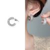 Japonês e coreano estilo luxo luz anel aberto brincos geométricos de zircônio completo cobre banhado a ouro 18K brincos de alta qualidade fábrica cabelo liso