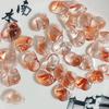 10*15*9mm Alambre Dorado Caracol Vidrio Accesorios para Joyería DIY Estilo Antiguo Pasador de Pelo Vidrio Color Gelatina Accesorios para el Cabello Retro Material