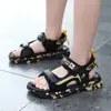 Sandalias para Niños 2025 Verano Nuevas Deportivas para Niños Suela Suave Niños Medianos y Grandes Moda Zapatos de Playa para Bebé Venta al por Mayor