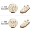 Zapatos Balabala para Niñas, Tenis de Caña Baja, Zapatos Antideslizantes Nuevos de Otoño 2025 para Niños, Dulce Diseño de Bloques de Color