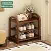 Zapatero para Entrada de Casa, Multicapa, Estrecho, Sencillo, a Prueba de Polvo, Bonito, para Dormitorio o Habitación de Alquiler, Almacenamiento Interior