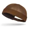 Nuevo Sombrero de Melón sin Ala de Verano Ajustable Hip Hop para Hombres y Mujeres Sombrero Yuppie de Propietario Malla Transpirable Simple Sombrero Tang