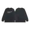 Melancolía Rico Segunda Generación Erd Boceto Graffiti Transfronterizo Nueva Moda Urbana Marca Casual Holgada Camiseta de Manga Larga con Estampado para Otoño