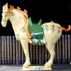 Luoyang Tang Sancai Cavalo Cerâmica Cavalo Enfeites Seis Cavalos Casa Sala de Estar Escritório Decoração Artesanato Presentes Enfeites de Fortuna