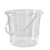 Cubo transparente portátil, cubo de lavandería, almacenamiento de agua para dormitorio, cubo doméstico para bañarse, cubo de plástico, cubo de almacenamiento de agua espeso con tapa, grande