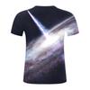 Camiseta casual para hombre con estampado de estrellas 3D, explosión de comercio exterior de Amazon, se puede personalizar, directo de fábrica