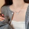 Coreia do Sul Novo colar de pérolas estilo ins colar feminino versátil de alta qualidade colar luxo leve nicho borboleta corrente clavicular atacado