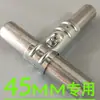 Tubo de Aço Inoxidável 25mm Seis Pontos Tubo Galvanizado Conector de Tubo de Aço Fixador Junta de Tubo Redondo Clipe de Fixação de Tubo de Ferro Fixador