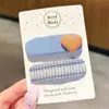 Pinza para el pelo de cuadros con forma de corazón para niñas, Pinza lateral para la frente, Organizador de pelo para la parte trasera de la cabeza, Pasador mágico, Accesorio para el pelo