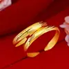 Pulseira Sutra Coração de Pena de Tradição Antiga para Mulheres, Pulseira de Ouro Maciço Imitação de Ouro de Areia Vietnamita, Joias de Design de Nicho