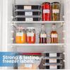 100 Piezas Etiquetas Coloridas para Refrigerador Etiquetas Adhesivas para Almacenamiento de Alimentos, Calcomanías para Contenedores de Alimentos