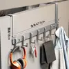 Gancho de Porta, Cabideiro sem Furo, Prateleira de Armazenamento para Roupas, Cabide de Porta para Entrada, Multifuncional Montado na Parede
